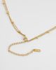 LOST SOULS Lost Souls multirow satalite chain necklace in 18k gold plated - 4