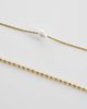LOST SOULS Lost Souls pack of 2 faux pearl charm necklaces in 18K gold plated stainless steel - 4