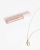 LOST SOULS Lost Souls sleek pearlised pendant necklace in 18k gold plated stainless steel - 2