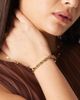LOST SOULS Lost Souls stainless steel 18kt gold plated chunky rope chain bracelet - 1