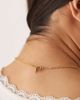 LOST SOULS Lost Souls stainless steel 18kt gold plated mini bubble initial 'S' necklace - 2