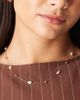 LOST SOULS Lost Souls stainless steel 18kt gold plated pearl charm choker necklace - 1