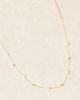 LOST SOULS Lost Souls stainless steel 18kt gold plated pearl charm choker necklace - 2
