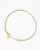 LOST SOULS Lost Souls stainless steel snake chain bracelet in 18k gold plated - 2