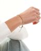 LOST SOULS Lost Souls stainless steel snake chain bracelet in 18k gold plated - 4
