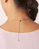 LOST SOULS Lost Souls stainless steel thin chain necklace in silver - 2