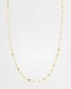 LOST SOULS Lost Souls twisted chain necklace in 18kt gold plated stainless steel - 1