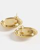 LOST SOULS Lost Souls vintage style faux-pearl stud earrings in 18kt gold-plated stainless steel - 4