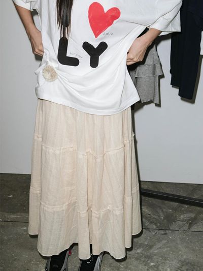 LOTS YOU lotsyou Ella Skirt [Beige]