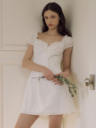 LOTS YOU lotsyou Fiona Dress [WHITE]