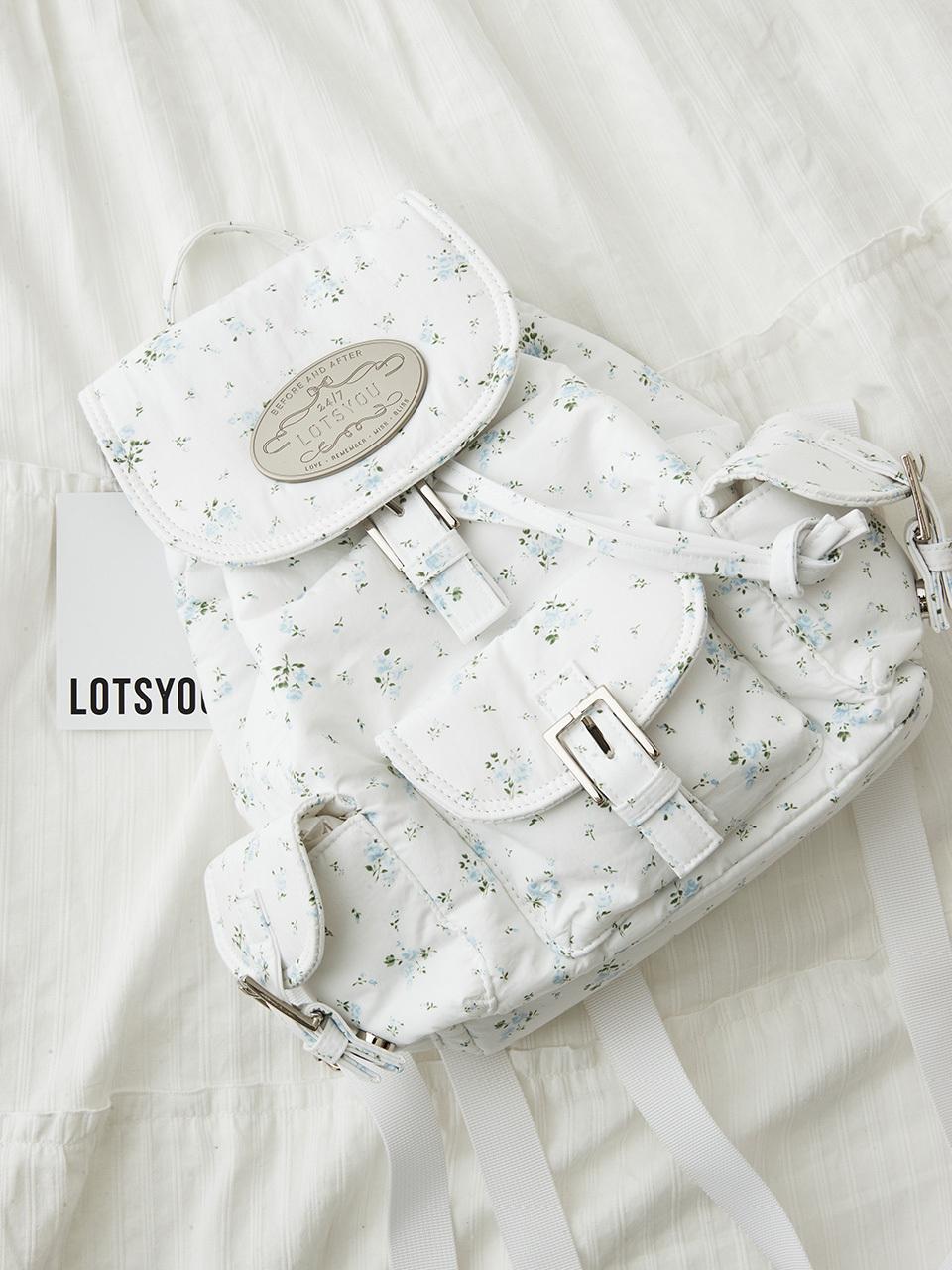 LOTS YOU lotsyou Nostalgia Flower Backpack