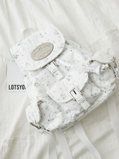 LOTS YOU lotsyou Nostalgia Flower Backpack