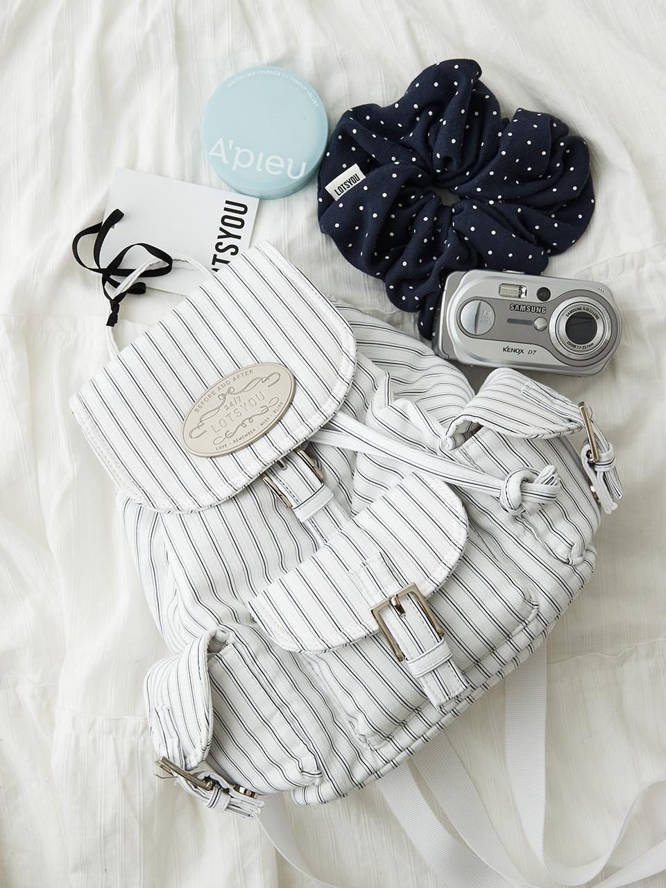 LOTS YOU lotsyou Nostalgia Stripe Backpack