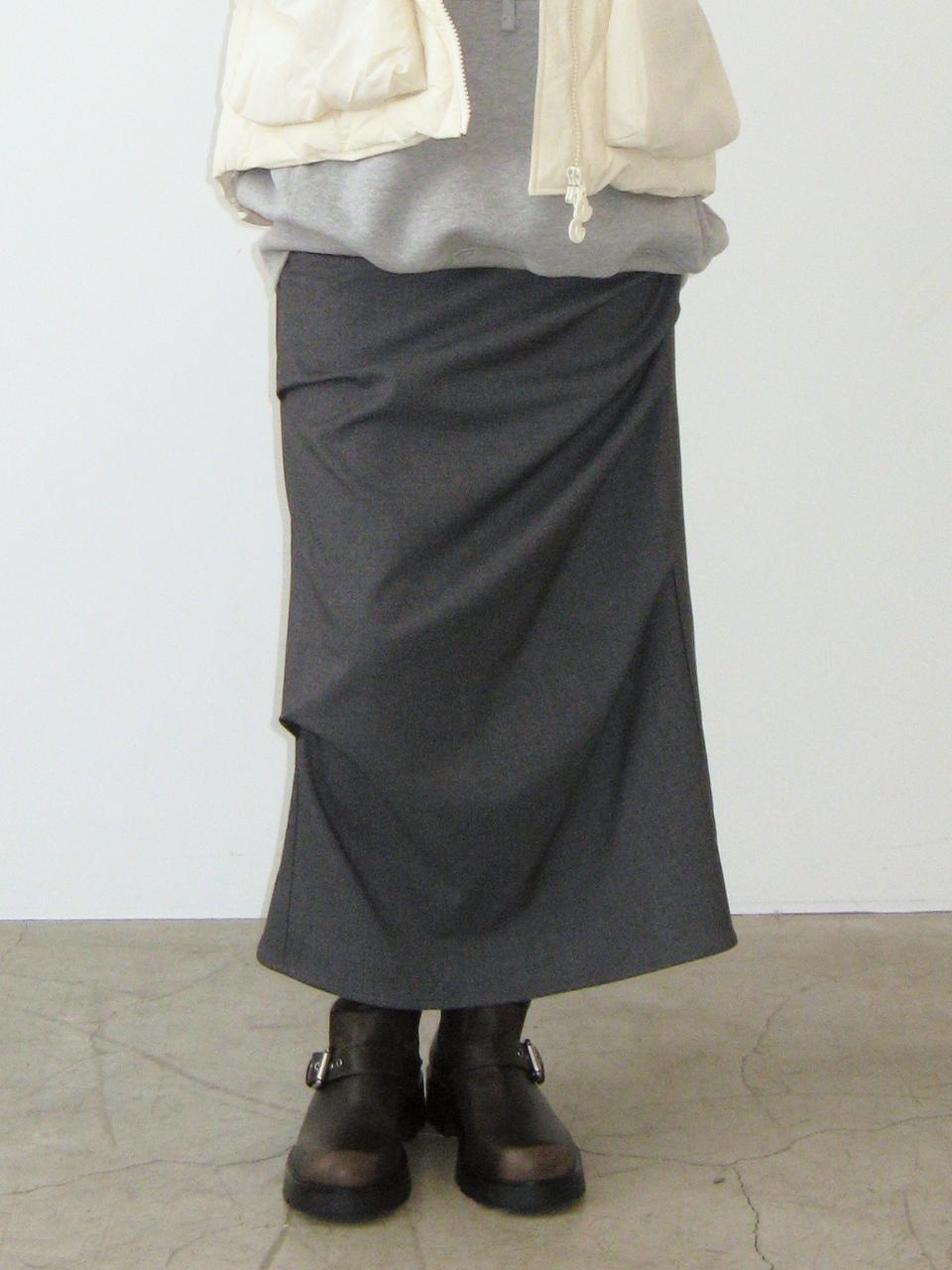 LOTS YOU lotsyou Old money Long Skirt [Gray]