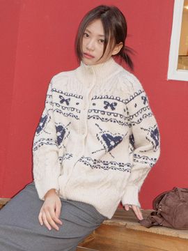 LOTS YOU lotsyou Sweetie Snowflake Cardigan