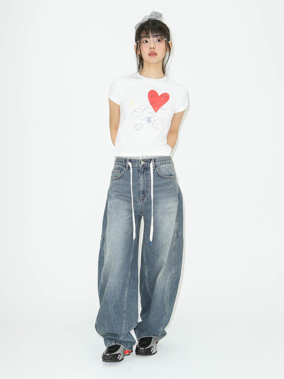LOTS YOU lotsyou Vintage Strap Denim
