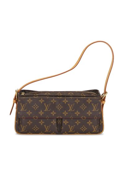 louis vuitton Louis Vuitton Brown Monogram Viva Cite MM Shoulder Bag