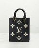 louis vuitton Louis Vuitton Empreinte Monogram Giant Petit Sac Plat Tote Bag - 3