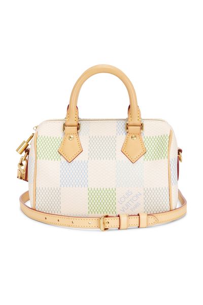 louis vuitton Louis Vuitton Limited Edition Damierlicious Giant Speedy Bandouliere 20 Handbag