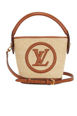 louis vuitton Louis Vuitton Raffia Petite Bucket NM Bag