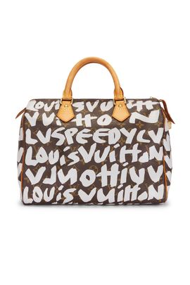 louis vuitton Louis Vuitton X Stephen Sprouse Monogram Graffiti Speedy 30 Handbag