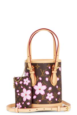 louis vuitton Louis Vuitton X Takashi Murakami Monogram Cherry Blossom Nano Bucket Bag