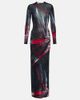 Louisa Ballou Louisa Ballou Printed jersey maxi dress - 1