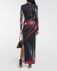 Louisa Ballou Louisa Ballou Printed jersey maxi dress - 3