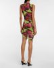 Louisa Ballou Louisa Ballou Printed ruched minidress - 3