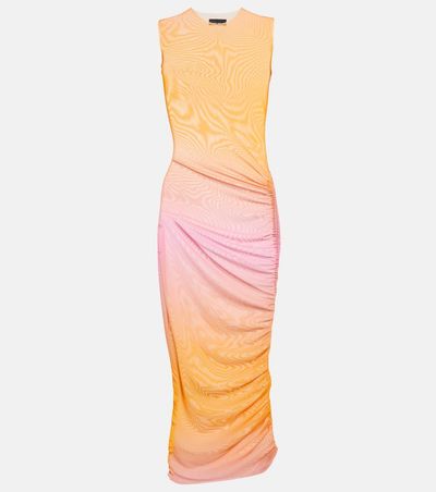 Louisa Ballou Louisa Ballou Ruched midi dress