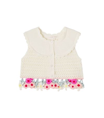 Louise Misha Louise Misha Elea embroidered cotton-blend sweater vest