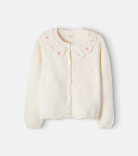 Louise Misha Louise Misha Mynalette embroidered cotton cardigan