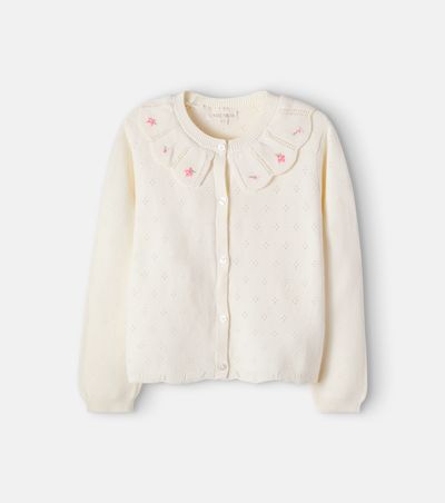 Louise Misha Louise Misha Mynalette embroidered cotton cardigan