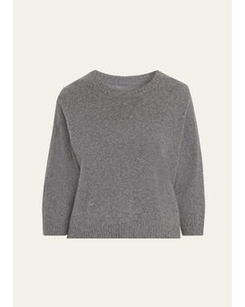 Loulou De Saison Azali 01 Cropped Crewneck Sweater