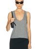 Loulou de Saison Loulou de Saison Albia U-collar Tank Top - 1