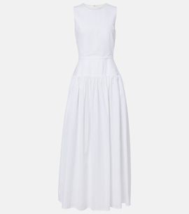 Loulou de Saison Loulou de Saison Ama cotton poplin maxi dress