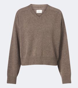 Loulou de Saison Loulou de Saison Anzor cropped cashmere sweater