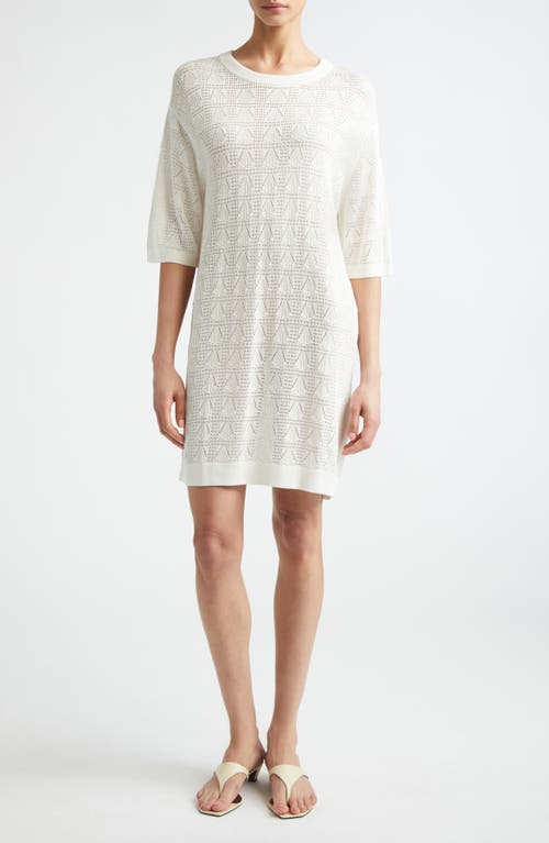LOULOU DE SAISON LOULOU DE SAISON Armas Shell Knit T-Shirt Dress