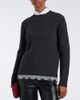 Loulou de Saison Loulou de Saison Arvo lace-trimmed cashmere sweater - 2