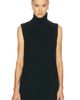 Loulou de Saison Loulou de Saison Becca High Neck Sweater Vest With Side Slits - 2