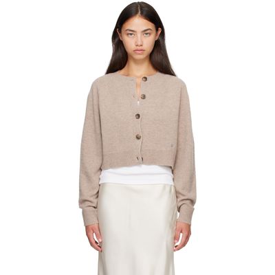 Loulou de Saison Loulou de Saison Beige HEIKE Cashmere Cardigan