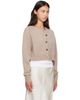Loulou de Saison Loulou de Saison Beige HEIKE Cashmere Cardigan - 2