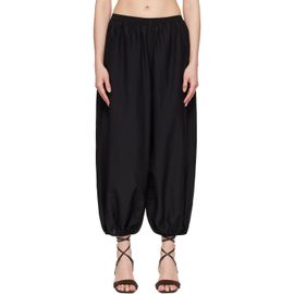 Loulou de Saison Loulou de Saison Black Almaya Cocoon Trousers