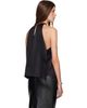 Loulou de Saison Loulou de Saison Black CAMI Silk Twill Cape Top - 3
