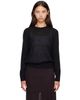 Loulou de Saison Loulou de Saison Black DITTO LDS Sweater - 1