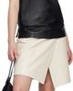 Loulou de Saison Loulou de Saison Black FIZA Ostrich-Effect Leather Blouse - 4