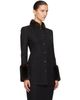 Loulou de Saison Loulou de Saison Black Goa Faux-Fur Trim Jacket - 2