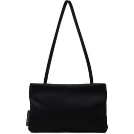 Loulou de Saison Loulou de Saison Black Grace Small Satin Baguette Bag