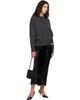 Loulou de Saison Loulou de Saison Black Grace Small Satin Baguette Bag - 4