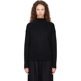 Loulou de Saison Loulou de Saison Black JONAH Dense Cashmere Turtleneck
